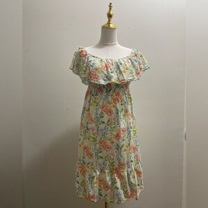 Gymboree - Mommy And Me - Floral Off Shoulder Dress - Prairie Fields